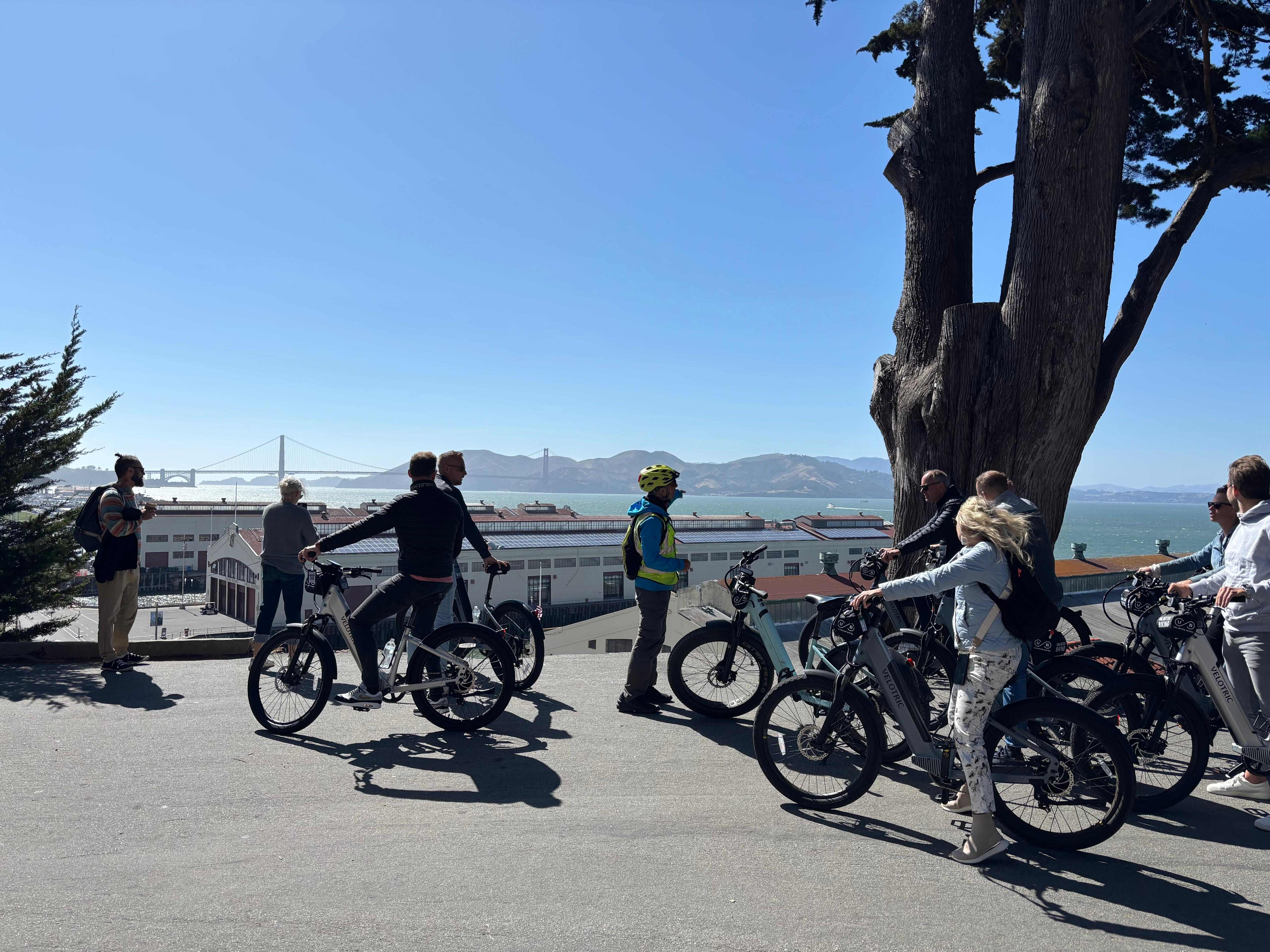 Fietsend over de Golden Gate Bridge!